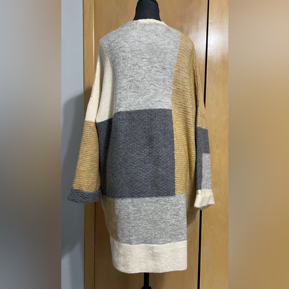 Topshop - Women’s Oversized Size 6 - Color Block Cardigan - Picture 8 of 8